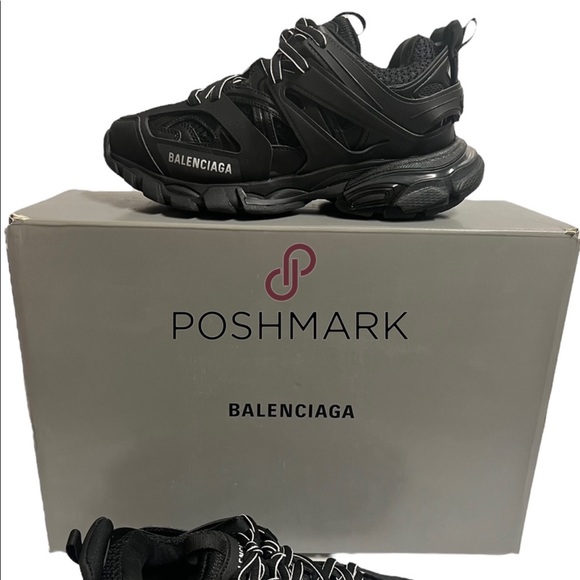 Balenciaga Shoes Balenciaga Track Sneakers Low Black W9 Shoe Poshmark